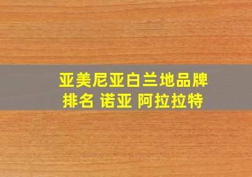 亚美尼亚白兰地品牌排名 诺亚 阿拉拉特